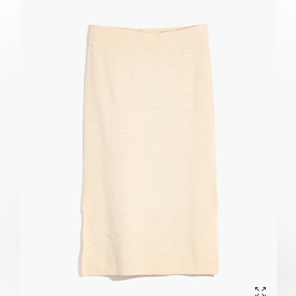 Madewell Sweater Skirt Elegant Cream - XS‎